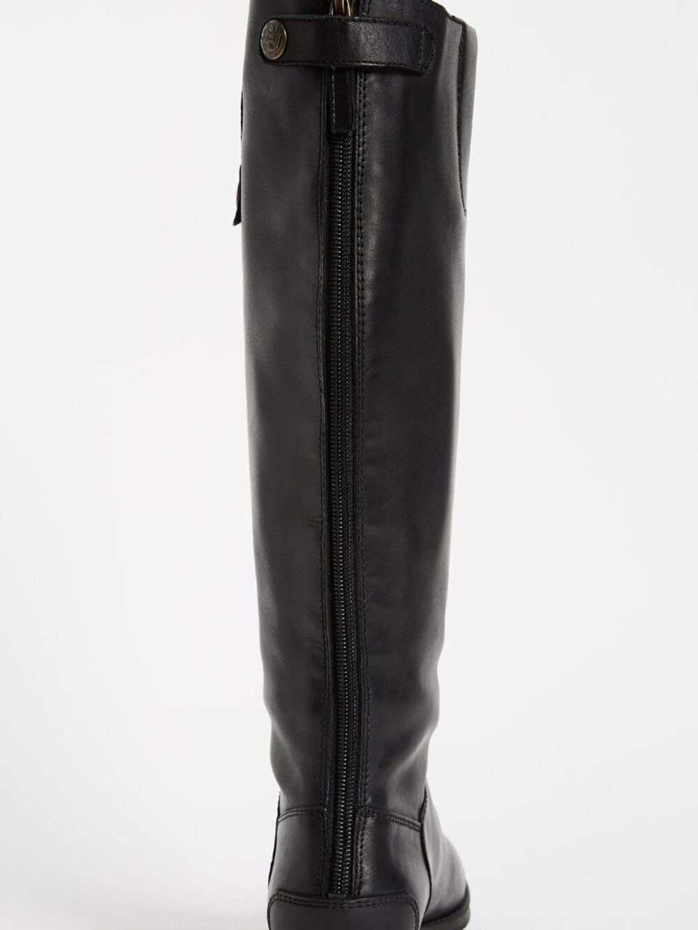 Sam Edelman Women's Penny Classic Equestrian Boot, Black Leather, 7 Medium US - Picture 5 of 11